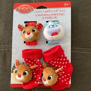 Rudolph Foot & Wrist Rattles Set